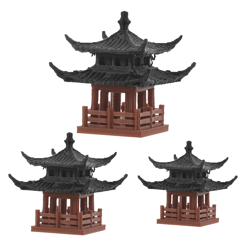 Mini Bonsai Zen Garden - Mini Statua di Pagoda, Decorazione per