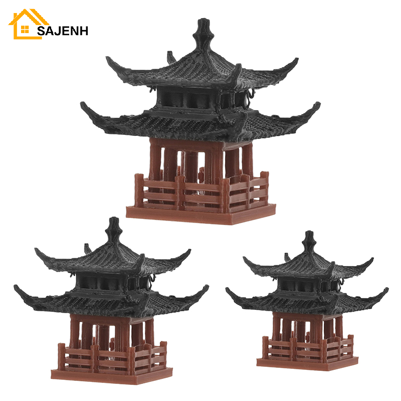 Mini Bonsai Zen Garden - Mini statua di pagoda Decorazioni da