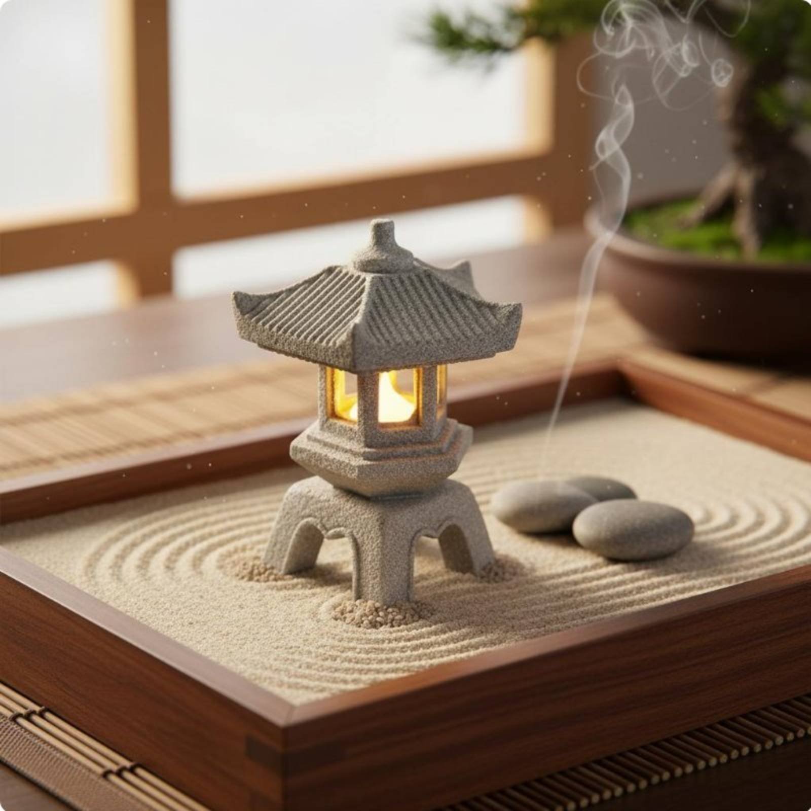 Lanterna in Pietra Miniatura c - Bonsai Garden Decor recensione e prezzo