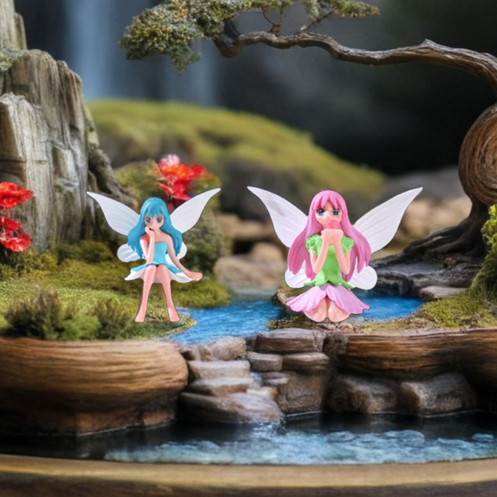 4 Pezzi di Statuette di Fate d - Bonsai Garden Set Up recensione e prezzo