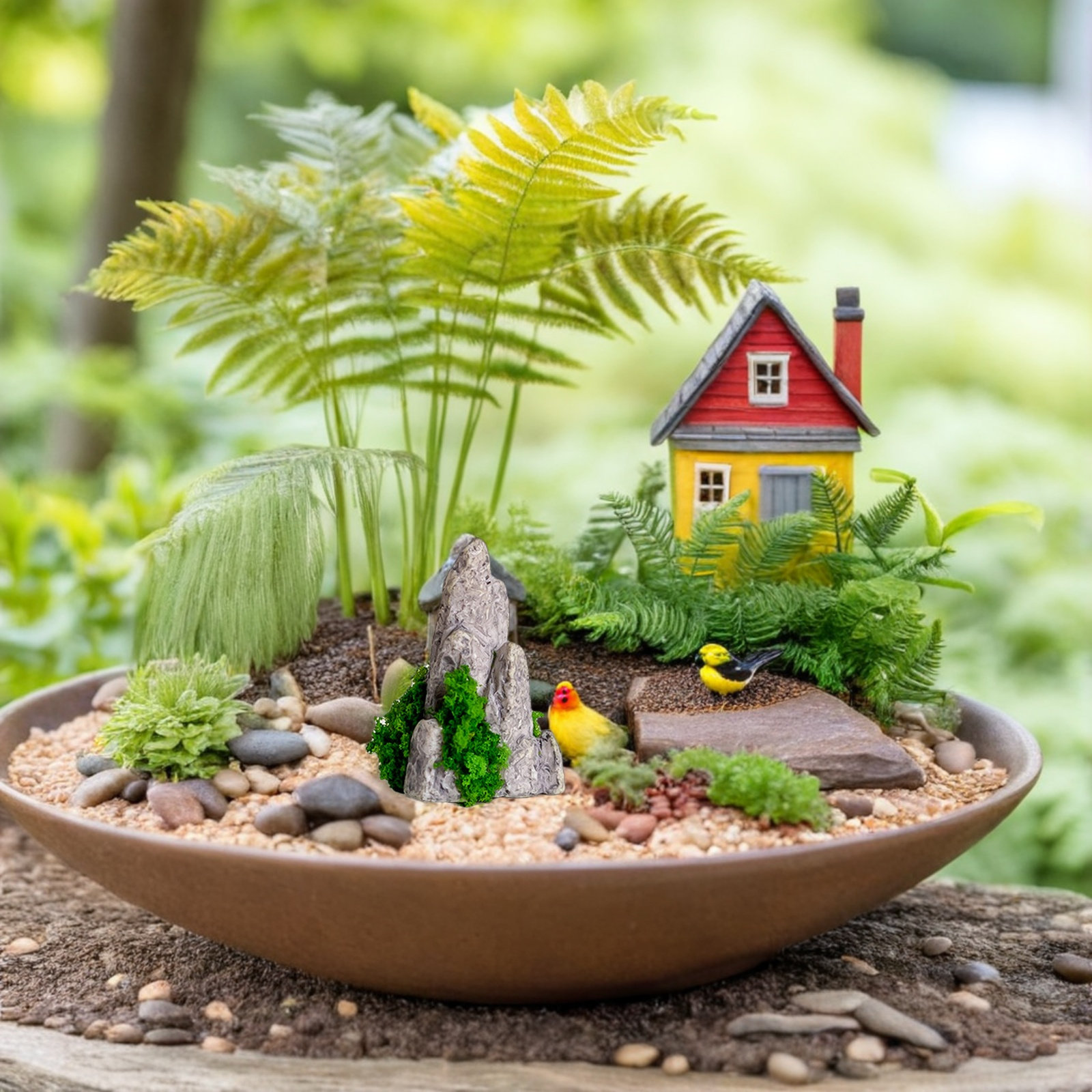 10 Pezzi Mini Decorazioni in R - Mini Bonsai Zen Garden recensione e prezzo