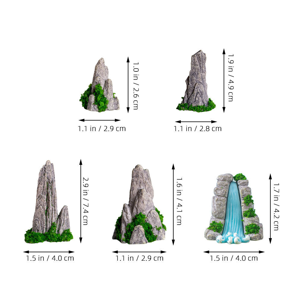 10 Pezzi Mini Decorazioni in R - Mini Bonsai Zen Garden recensione e prezzo