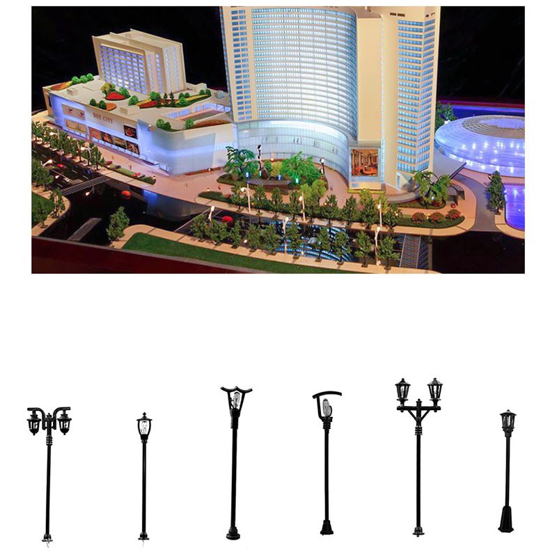 4Pcs miniature Road Light Micr - Landscape Bonsai Garden recensione e prezzo