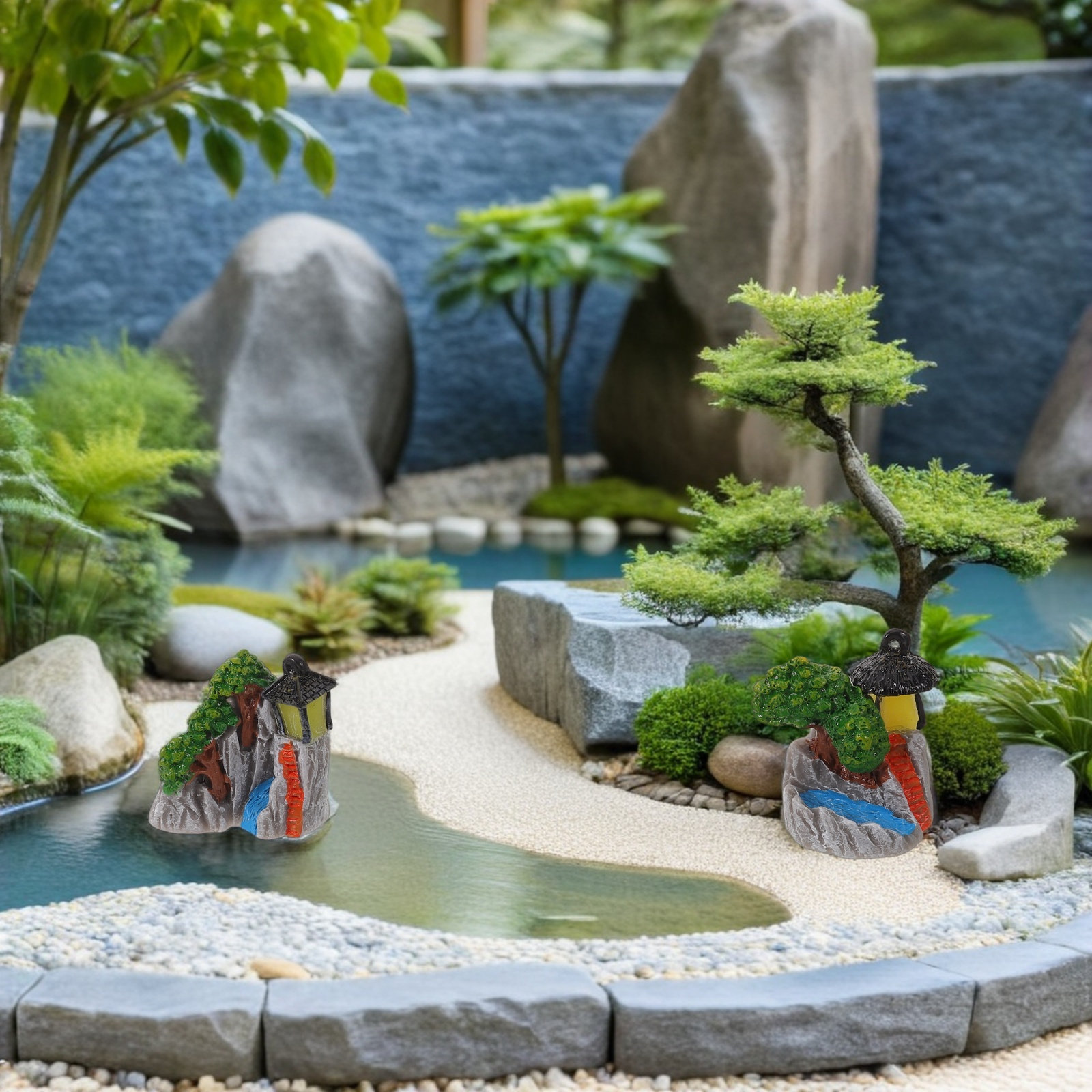 8 Pezzi Mini Rocce Luminose pe - Mini Bonsai Zen Garden recensione e prezzo