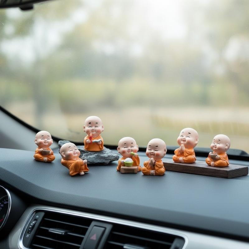 1 pezzo di statuetta in resina - Mini Bonsai Zen Garden recensione e prezzo