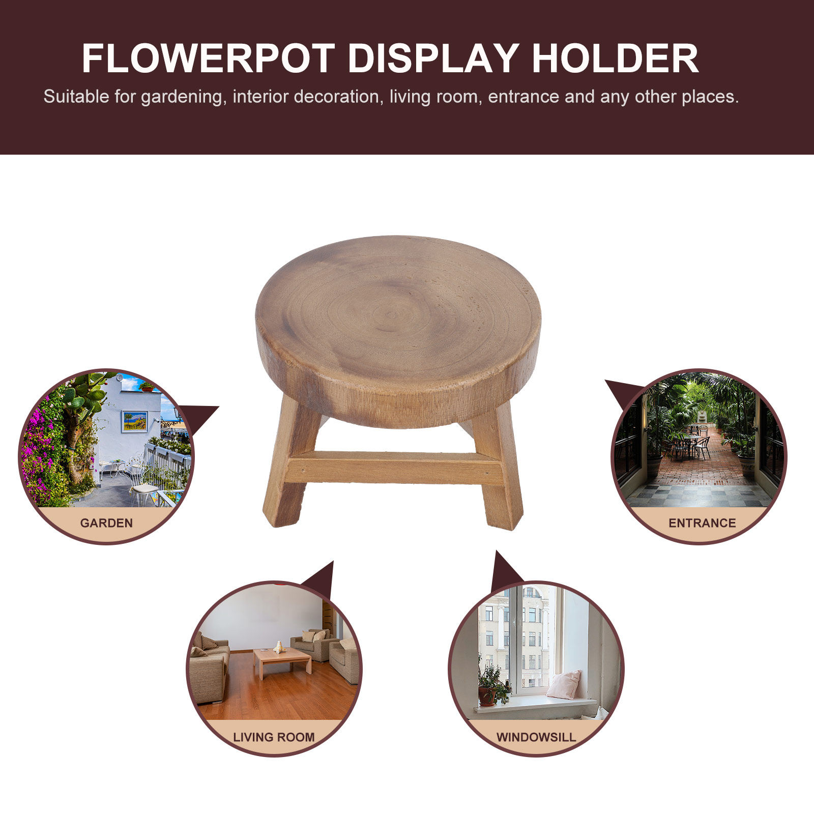 1 Pezzo Supporto per Vasi di F - Bonsai Garden Decor recensione e prezzo